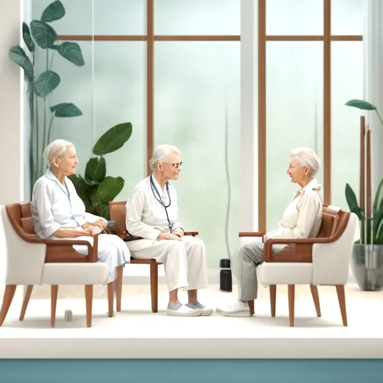 Staff assisting a patient during therapy