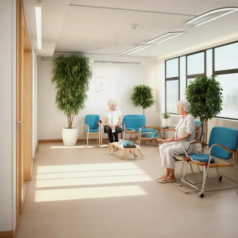 gently assisted physiotherapy session in bright therapy room